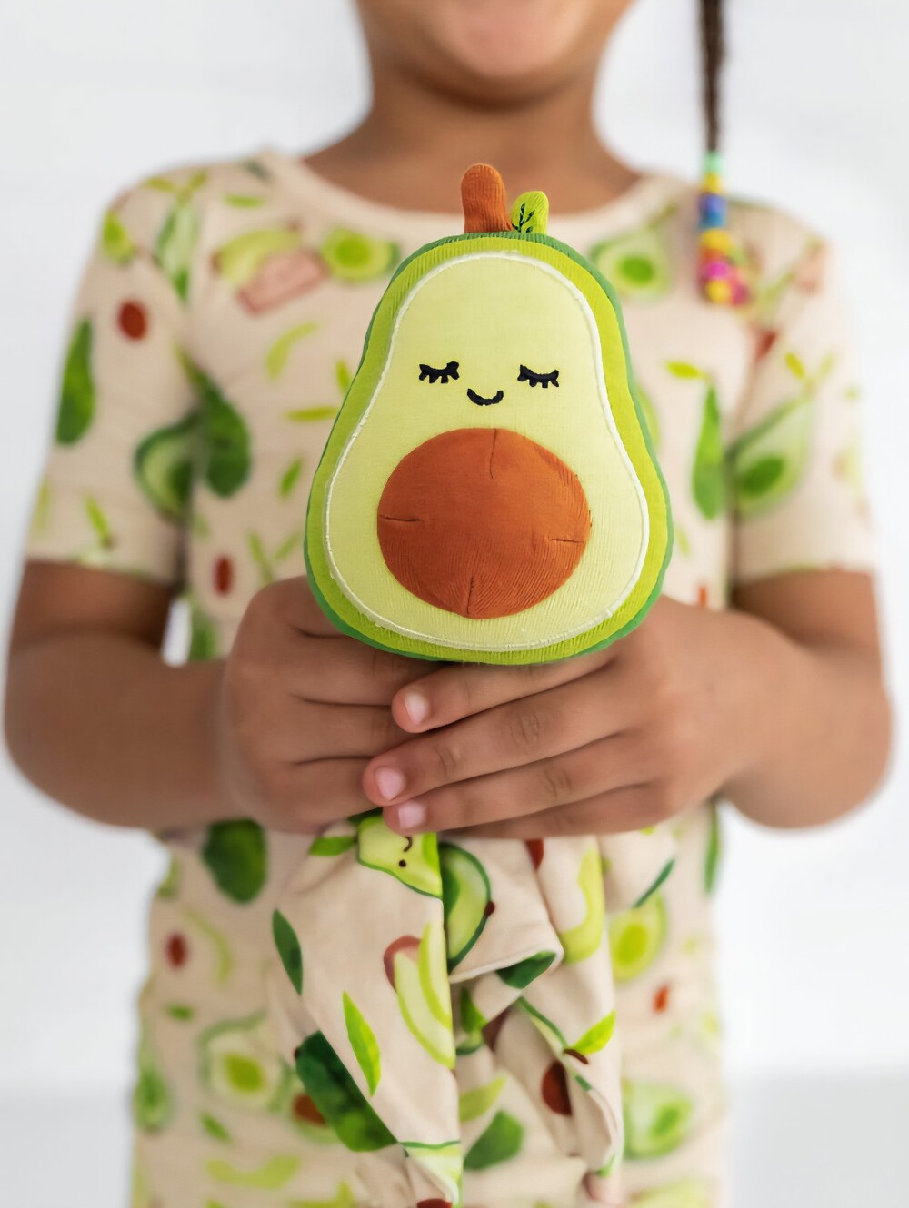 NIB Little Sleepies Guac the Avocado Sleepyhead Lovey- Bamboo, Cozy, Organic